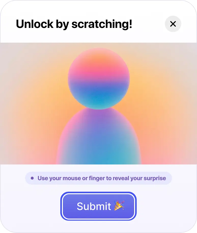 Scratch Card Popup